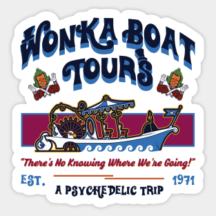 Wonka Boat Tours Lts Sticker